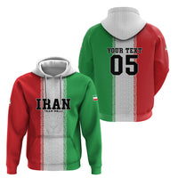 Custom Iran Football 2026 Hoodie Go Team Melli Flag Style