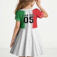 Custom Iran Football 2026 Kid Short Sleeve Dress Go Team Melli Flag Style