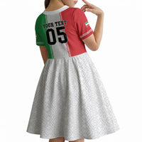 Custom Iran Football 2026 Kid Short Sleeve Dress Go Team Melli Flag Style