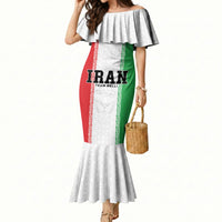 Custom Iran Football 2026 Mermaid Dress Go Team Melli Flag Style
