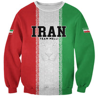 Custom Iran Football 2026 Sweatshirt Go Team Melli Flag Style
