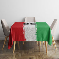 Custom Iran Football 2026 Tablecloth Go Team Melli Flag Style