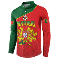 Custom Portugal 2024 Football Button Sweatshirt Go Champions A Selecao das Quinas LT05 - Wonder Print Shop