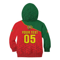 Custom Portugal 2024 Football Kid Hoodie Go Champions A Selecao das Quinas LT05 - Wonder Print Shop