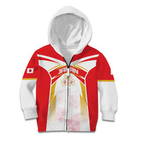 Custom Japan Rugby 2024 Kid Hoodie Go Cherry Blossoms LT05 - Wonder Print Shop