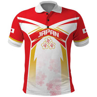 Custom Japan Rugby 2024 Polo Shirt Go Cherry Blossoms LT05 - Wonder Print Shop