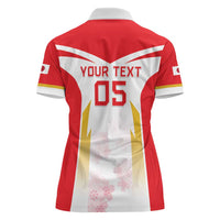 Custom Japan Rugby 2024 Women Polo Shirt Go Cherry Blossoms LT05 - Wonder Print Shop