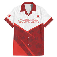 Custom Canada Rugby 2024 Family Matching Mermaid Dress and Hawaiian Shirt Go Canada Simple Style LT05 - Wonder Print Shop