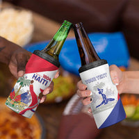 Personalised Haiti 221st Anniversary Independence Day 4 in 1 Can Cooler Tumbler LT05 - Wonder Print Shop