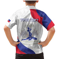 Personalised Haiti 221st Anniversary Independence Day Family Matching Mermaid Dress and Hawaiian Shirt LT05 - Wonder Print Shop