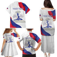 Personalised Haiti 221st Anniversary Independence Day Family Matching Puletasi and Hawaiian Shirt LT05 - Wonder Print Shop