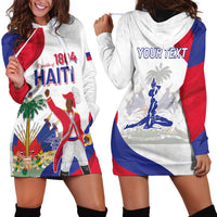 Personalised Haiti 221st Anniversary Independence Day Hoodie Dress LT05 - Wonder Print Shop