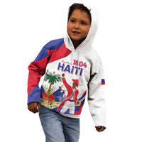 Personalised Haiti 221st Anniversary Independence Day Kid Hoodie LT05 - Wonder Print Shop