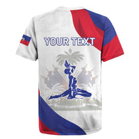 Personalised Haiti 221st Anniversary Independence Day Rugby Jersey LT05 - Wonder Print Shop
