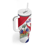 Personalised Haiti 221st Anniversary Independence Day Tumbler With Handle LT05 - Wonder Print Shop