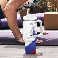 Personalised Haiti 221st Anniversary Independence Day Tumbler With Handle LT05 - Wonder Print Shop