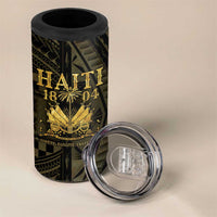Haiti 1804 4 in 1 Can Cooler Tumbler Polynesian Gold Neg Maron LT05 - Wonder Print Shop