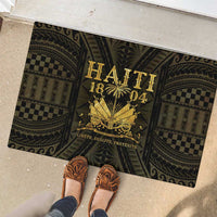 Haiti 1804 Rubber Doormat Polynesian Gold Neg Maron LT05 - Wonder Print Shop