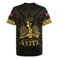 Haiti 1804 Rugby Jersey Polynesian Gold Neg Maron LT05 - Wonder Print Shop