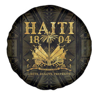 Haiti 1804 Spare Tire Cover Polynesian Gold Neg Maron LT05 - Wonder Print Shop