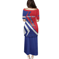 Personalised Haiti 1804 Family Matching Puletasi and Hawaiian Shirt Coat Of Arms Simple Style LT05 - Wonder Print Shop