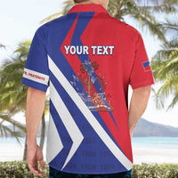 Personalised Haiti 1804 Hawaiian Shirt Coat Of Arms Simple Style LT05 - Wonder Print Shop