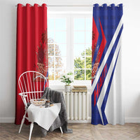 Haiti 1804 Window Curtain Coat Of Arms Simple Style LT05 - Wonder Print Shop