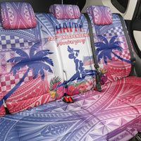 Haiti Independence Day Back Car Seat Cover Neg Maron Polynesian Style LT05