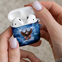 250 Years Of Freedom AirPods Case American Patriotic 1776 To 2026 Majestic Bald Eagle - Wonder Print Shop