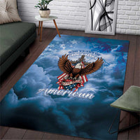 250 Years Of Freedom Area Rug American Patriotic 1776 To 2026 Majestic Bald Eagle - Wonder Print Shop