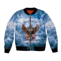 250 Years Of Freedom Bomber Jacket American Patriotic 1776 To 2026 Majestic Bald Eagle - Wonder Print Shop