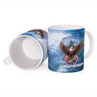 250 Years Of Freedom Ceramic Mug American Patriotic 1776 To 2026 Majestic Bald Eagle - Wonder Print Shop