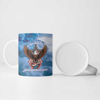 250 Years Of Freedom Ceramic Mug American Patriotic 1776 To 2026 Majestic Bald Eagle - Wonder Print Shop