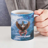250 Years Of Freedom Ceramic Mug American Patriotic 1776 To 2026 Majestic Bald Eagle - Wonder Print Shop
