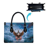 250 Years Of Freedom Leather Bag American Patriotic 1776 To 2026 Majestic Bald Eagle - Wonder Print Shop
