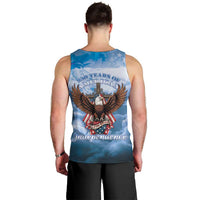 250 Years Of Freedom Men Tank Top American Patriotic 1776 To 2026 Majestic Bald Eagle - Wonder Print Shop
