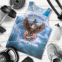 250 Years Of Freedom Men Tank Top American Patriotic 1776 To 2026 Majestic Bald Eagle - Wonder Print Shop