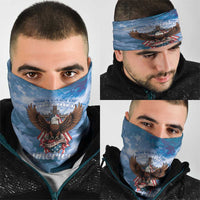 250 Years Of Freedom Neck Gaiter American Patriotic 1776 To 2026 Majestic Bald Eagle - Wonder Print Shop