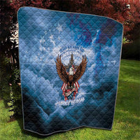 250 Years Of Freedom Quilt American Patriotic 1776 To 2026 Majestic Bald Eagle - Wonder Print Shop