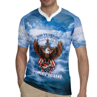 250 Years Of Freedom Rugby Jersey American Patriotic 1776 To 2026 Majestic Bald Eagle - Wonder Print Shop