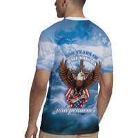 250 Years Of Freedom Rugby Jersey American Patriotic 1776 To 2026 Majestic Bald Eagle - Wonder Print Shop