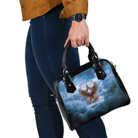 250 Years Of Freedom Shoulder Handbag American Patriotic 1776 To 2026 Majestic Bald Eagle - Wonder Print Shop