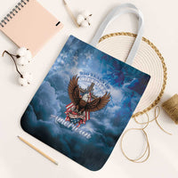 250 Years Of Freedom Tote Bag American Patriotic 1776 To 2026 Majestic Bald Eagle - Wonder Print Shop