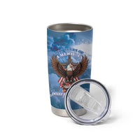 250 Years Of Freedom Tumbler Cup American Patriotic 1776 To 2026 Majestic Bald Eagle - Wonder Print Shop