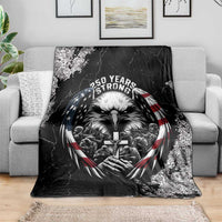 USA 250 Years Strong Blanket 4th Of July 2026 Semiquincentennial - Wonder Print Shop