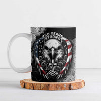 Personalized USA 250 Years Strong Ceramic Mug 4th Of July 2026 Semiquincentennial - Wonder Print Shop