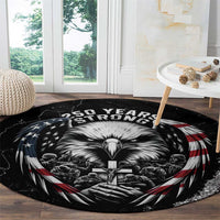 USA 250 Years Strong Round Carpet 4th Of July 2026 Semiquincentennial - Wonder Print Shop