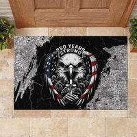 USA 250 Years Strong Rubber Doormat 4th Of July 2026 Semiquincentennial - Wonder Print Shop