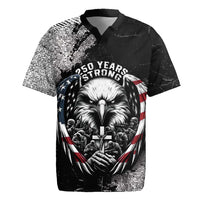 Personalized USA 250 Years Strong Rugby Jersey 4th Of July 2026 Semiquincentennial - Wonder Print Shop