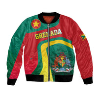 Personalised Grenada Bomber Jacket Coat Of Arms Unique Style